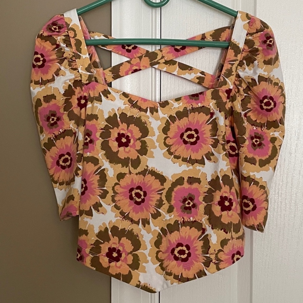 NWT Free People Women's Give Me More Crop Top. Size Medium. - Picture 3 of 5